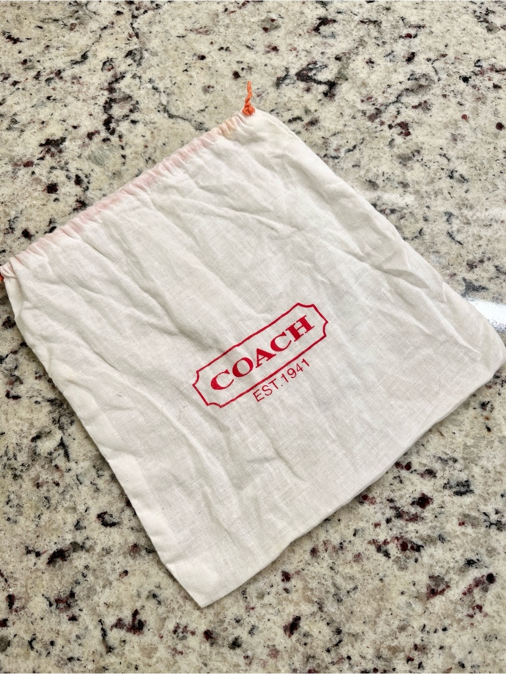 Coach Dust Bag NWOT
